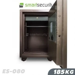 This is a picture of the Eagle safe ES 080 185KG Fireproof Home and Business Safe Box open