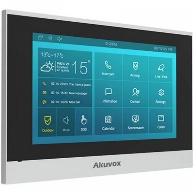This is a picture of the Akuvox c313 SIP Indoor Monitor Station Screen provided by Smart Security in Lebanon_1
