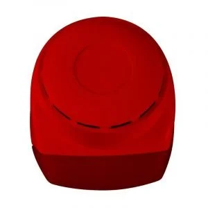 SF 105 indoor conventional piezo siren with red flash