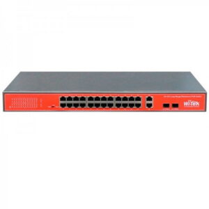 WI-PS526GV Switch 24 PoE 48V 10/100Mbps+2 ports GIGABIT+2 SFP