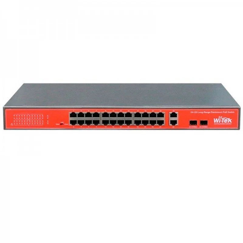 WI-PS526GV Switch 24 PoE 48V 10/100Mbps+2 ports GIGABIT+2 SFP