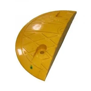 This is a picture of the Rubber Speed Hump Road Bump End CAP 35cm provided by Smart Security in Lebanon_2
