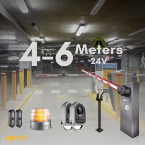 This is a picture of the Somfy Boom Barrier 4 to 6 Meters for Parking or Garage provided by Smart Security in Lebanon_1