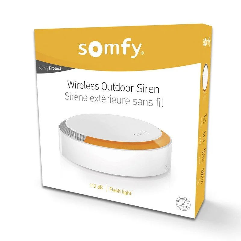 Somfy Outdoor Siren for Somfy One & Home Alarm