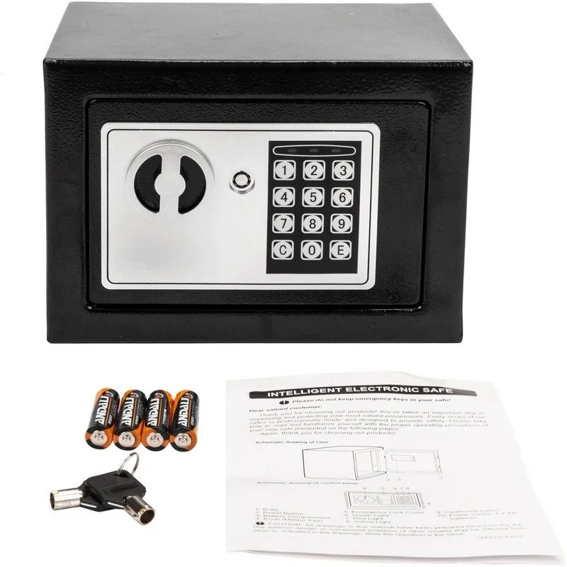 Black Color Home or Hotel Safe with Electronic Lock 17e