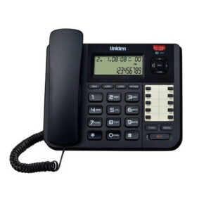This is a picture of the Panasonic Uniden Corded Phone AT 8501B provided by Smart Security in Lebanon