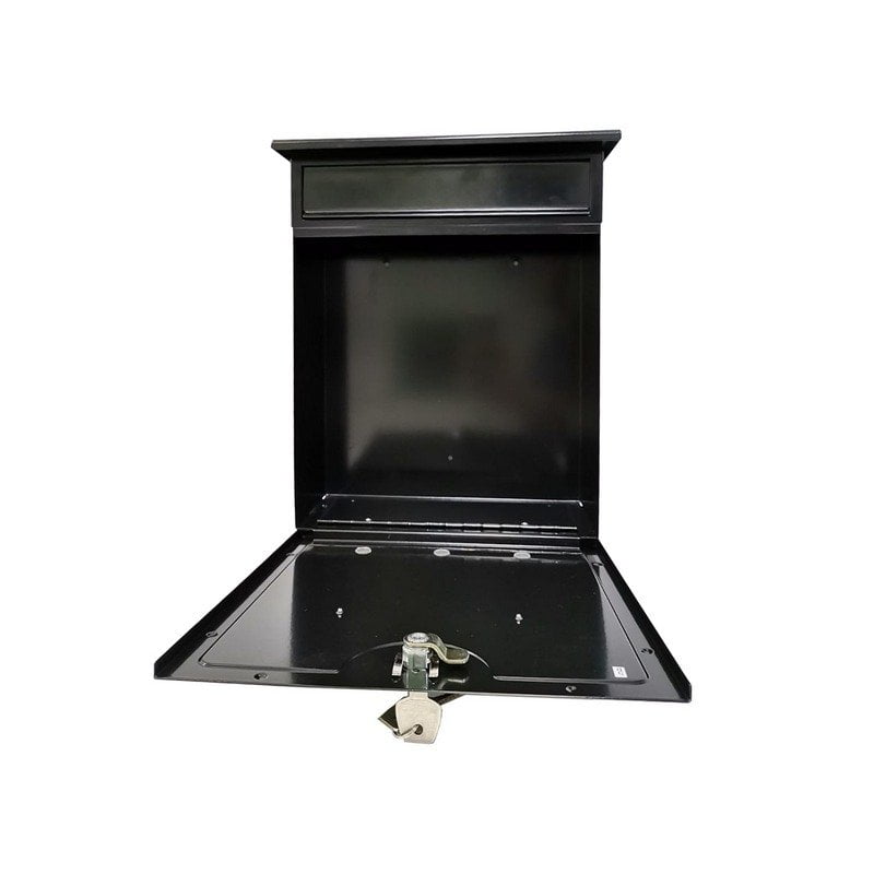 Black Rustproof Mailbox For Home Or Business