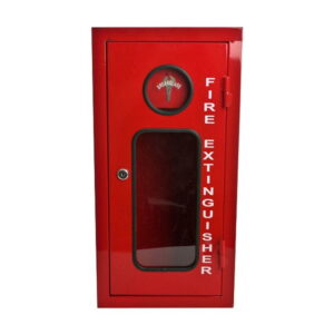 This is a picture of the Fire Extinguisher Cabinet 6 KG Metal Break Glass provided by Smart Security in Lebanon_4