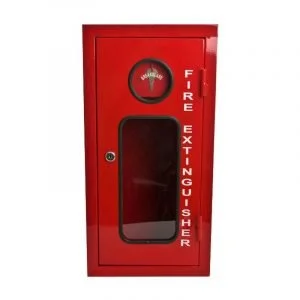 This is a picture of the Fire Extinguisher Cabinet 6 KG Metal Break Glass provided by Smart Security in Lebanon_4