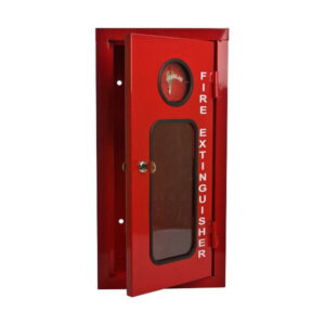 This is a picture of the Fire Extinguisher Cabinet 6 KG Metal Break Glass provided by Smart Security in Lebanon_1