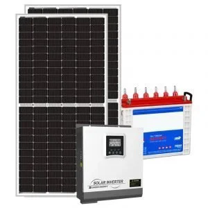 This is a picture of the Solar Energy System Kit 4 AMPS sold in Lebanon by Smart Security